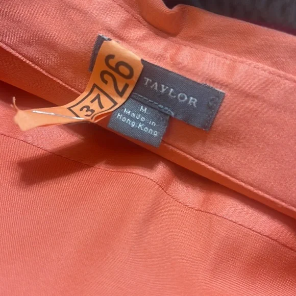 Ann Taylor Button Down Fitted Salmon Shirt - Picture 7 of 10